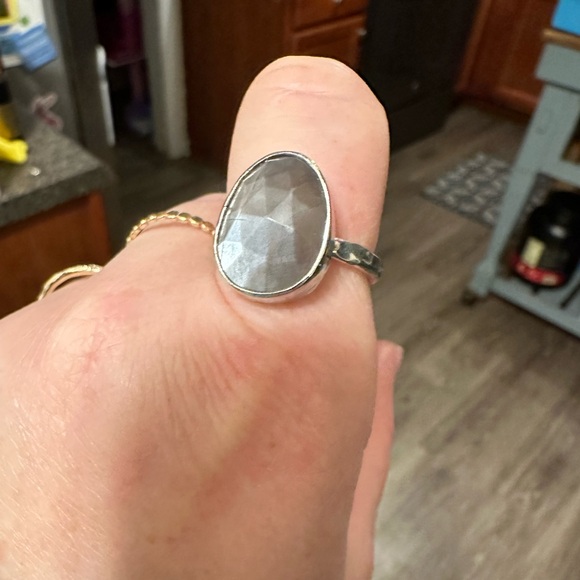 Chocolate Moonstone & Sterling Silver ring - Picture 3 of 11